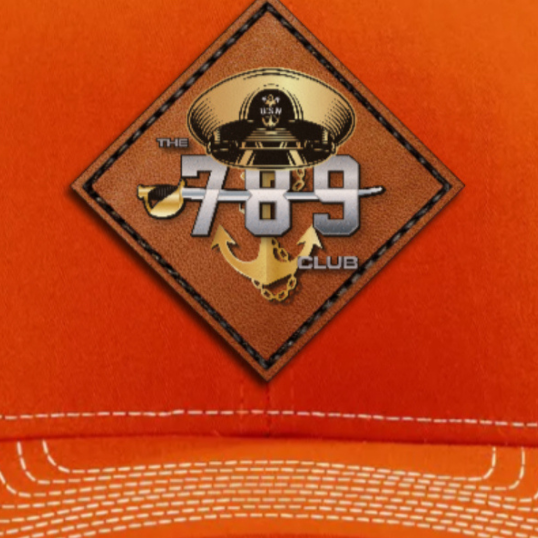 Hey Chief Orange with Diamond Badge Hat