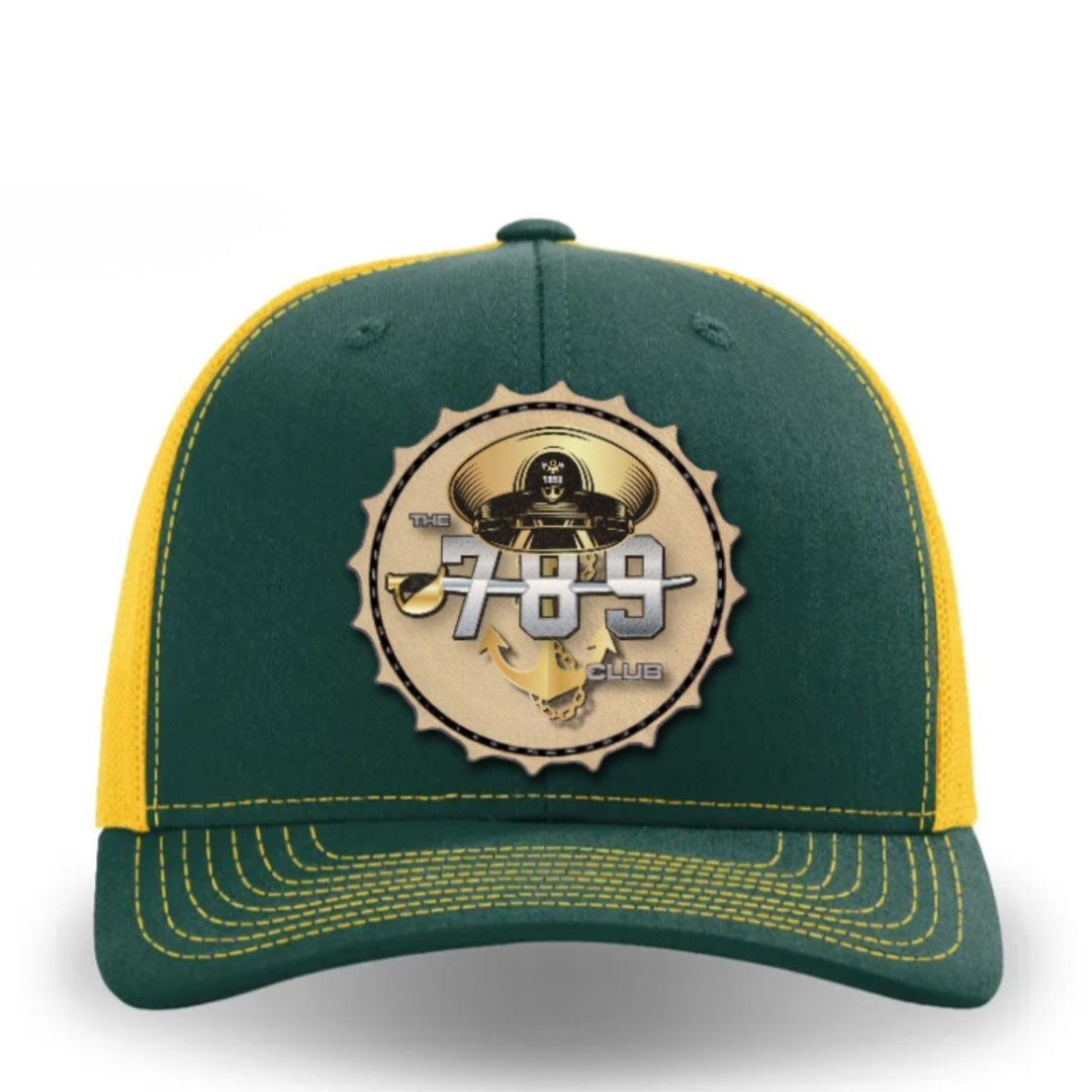 Hey Chief Green with Yellow Trim Hat