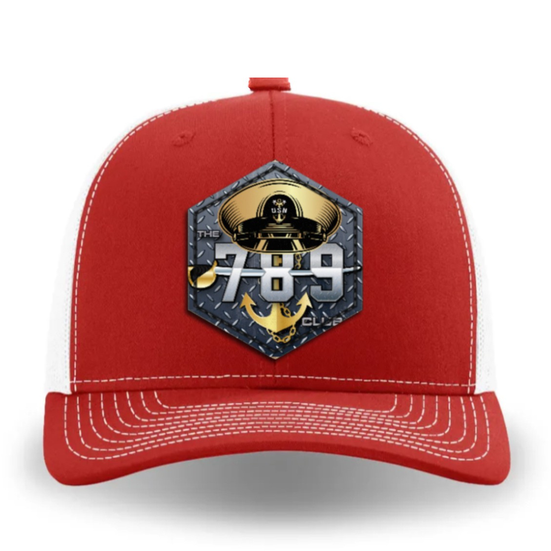 Hey Chief Red with White Trim Hat