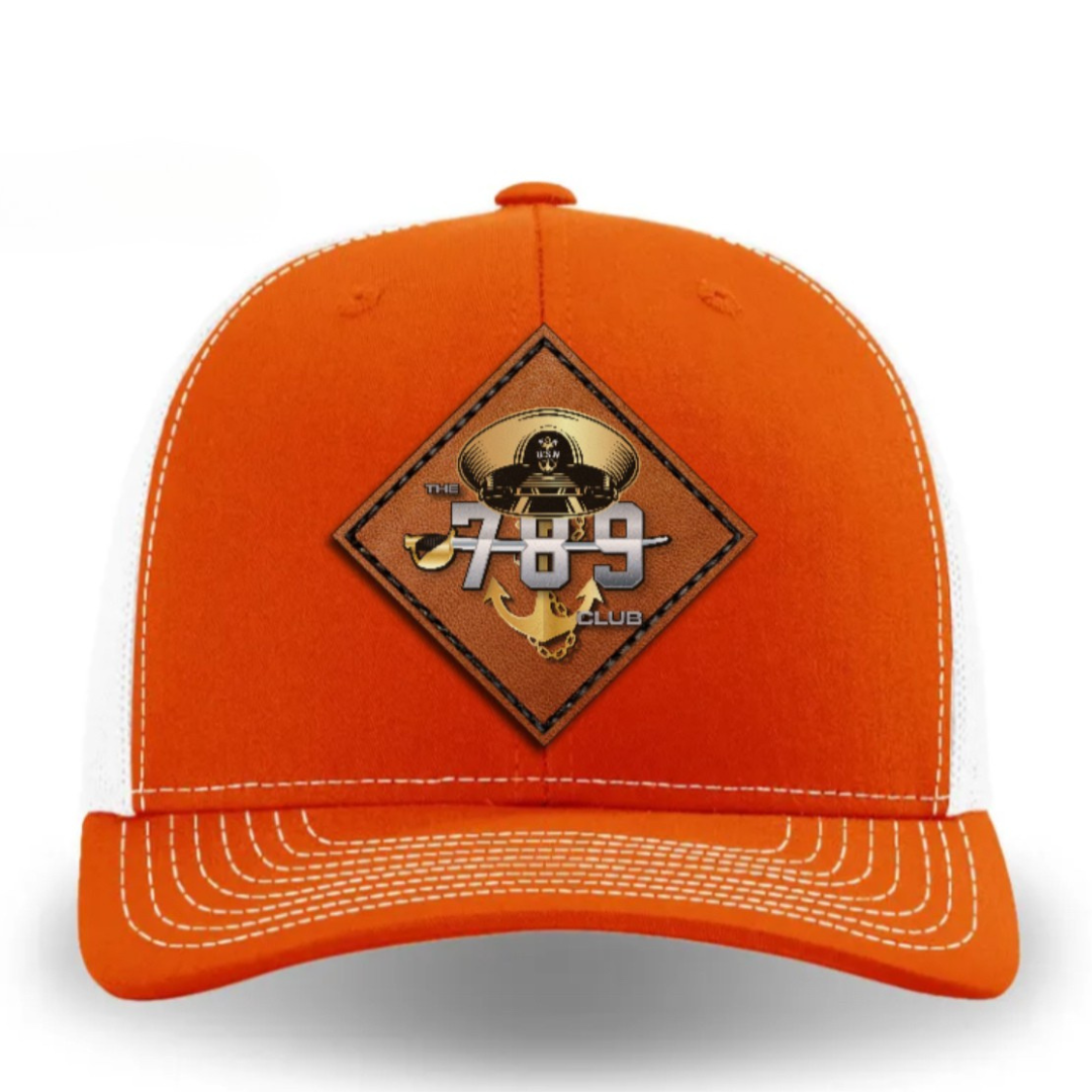 Hey Chief Orange with Diamond Badge Hat