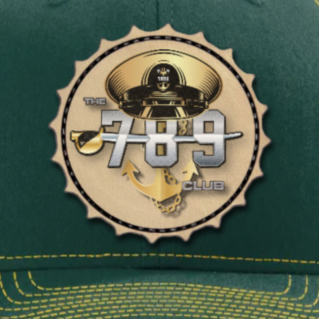 Hey Chief Green with Yellow Trim Hat