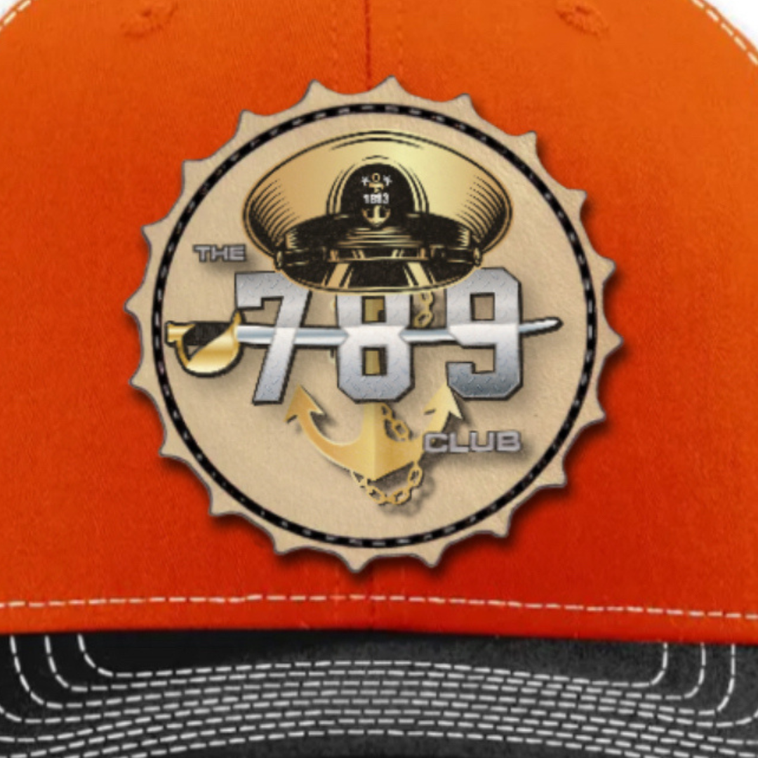 Hey Chief Orange with Black Trim Hat