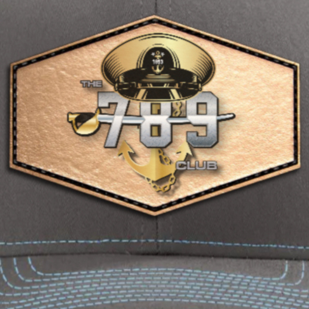 Hey Chief Grey/Light Blue Hat